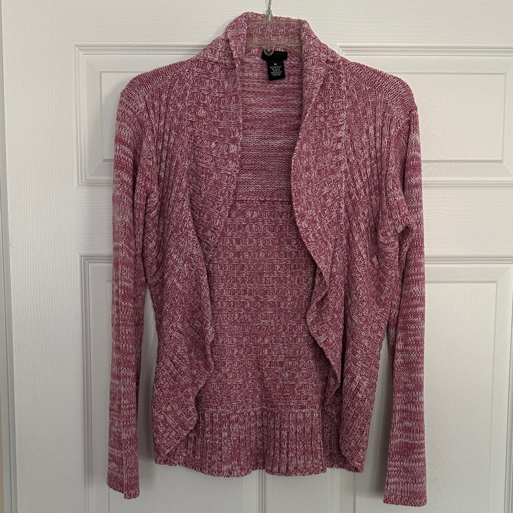Rue21 Marled Pink Cardigan Sweater
